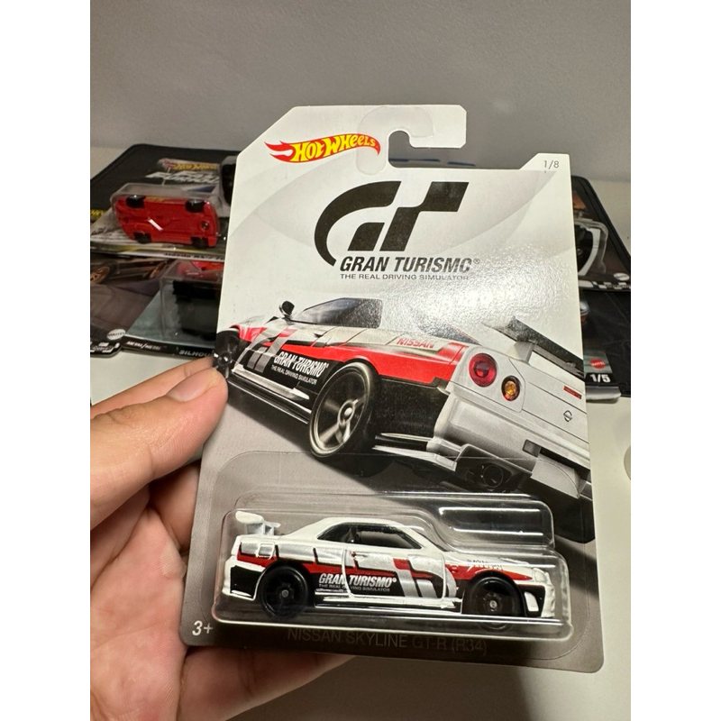 HOTWHEELS : Nissan Skyline GT-R (BNR34) (GRAN TURISMO)ลิขสิทธิ์แท้100%