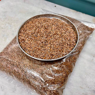 เมล็ดแฟลกซ์ 1 กิโลกรัม (Flaxseed 1 Kg) เมล็ดเฟล็กซ์ สีน้ำตาล Brown Flax seeds 亚麻子 Ya Ma Zi Semen Lini แฟล็กซ์ ธัญพืช