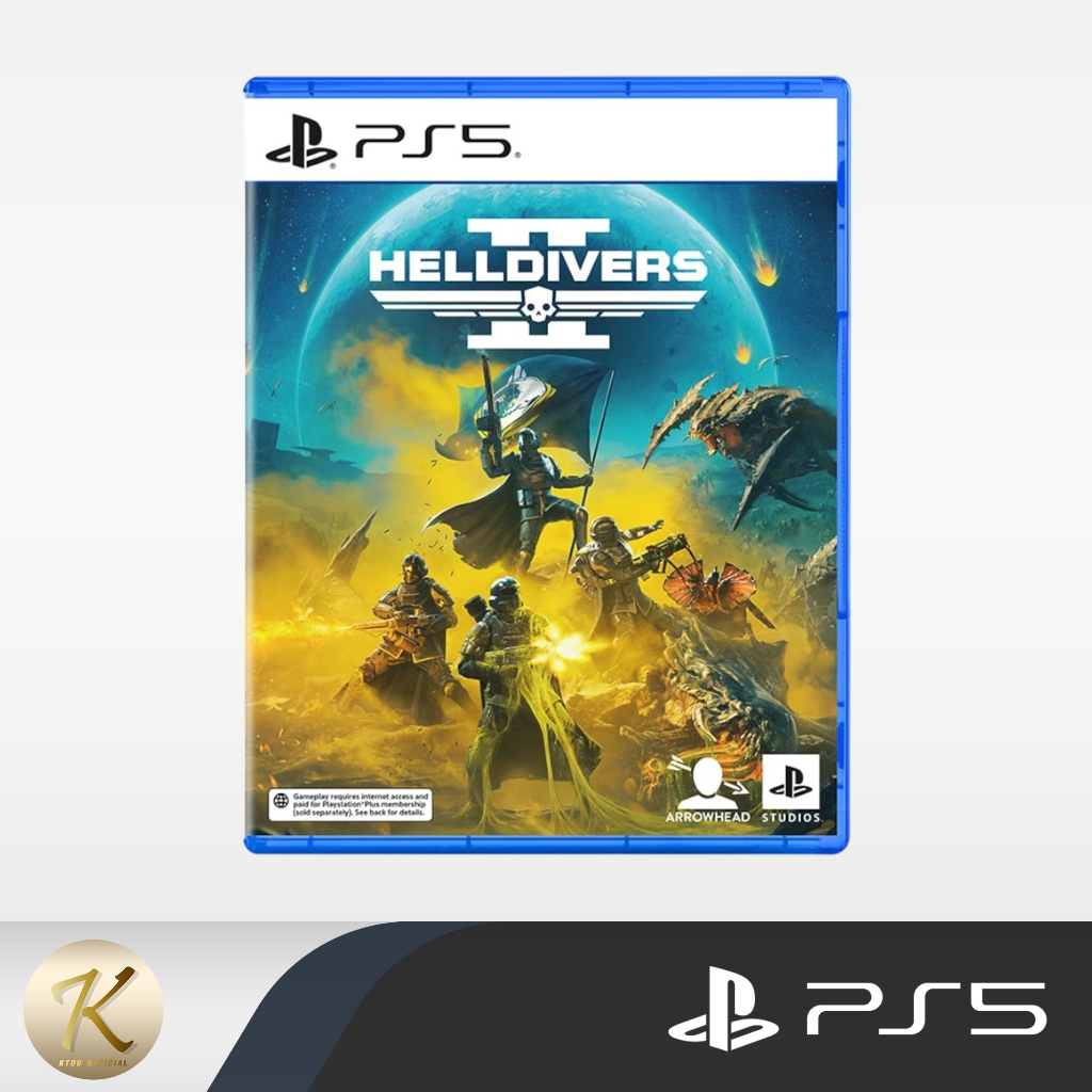แผ่นเกมส์ PS5 : Helldivers 2  (Asia / Z3) (มือ1) 📌(สินค้าพร้อมจัดส่ง)