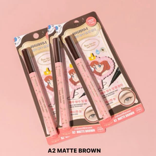 **No.1ขายดี อายไลเนอร์กันน้ำ Mee Darker Than Ever Liquid Eyeliner อายไลเนอร์พู่กัน กันน้ำ ติดทนมาก