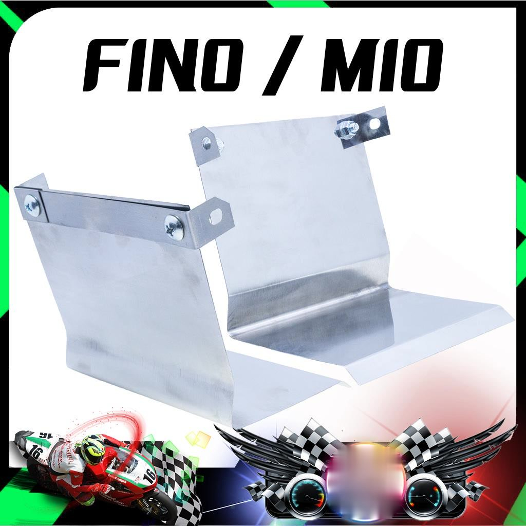 แผ่นบังฝุ่น สแตนเลส YAMAHA MIO FINO / HONDA CLICK