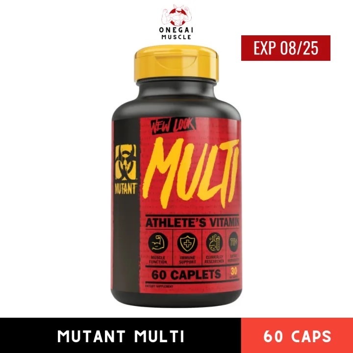 Mutant Core Series Multi - 60 Caplets, Mutant Multi