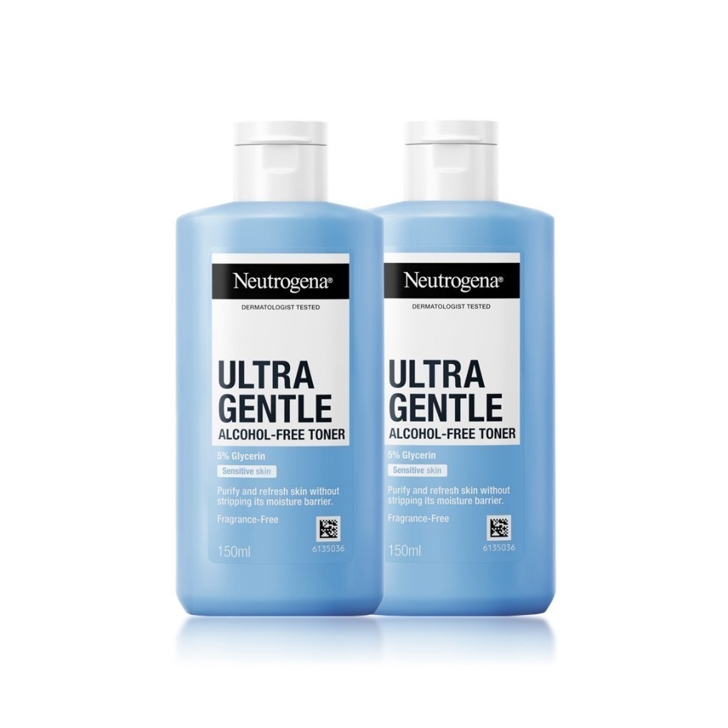 [แพ็คคู่] นูโทรจีนา โทนเนอร์ แอลกอฮอล์-ฟรี 150 มล. x 2 Neutrogena Toner Alcohol Free 150 ml. x 2