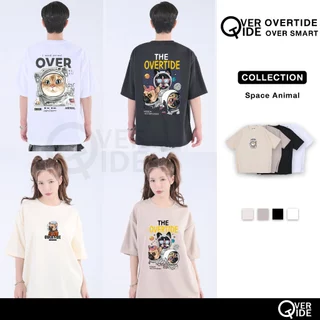 FhunDesign เสื้อยืดโอเวอร์ไซร์ คอลเลกชั่น Space Animal (ลิขสิทธิ์แท้100%)