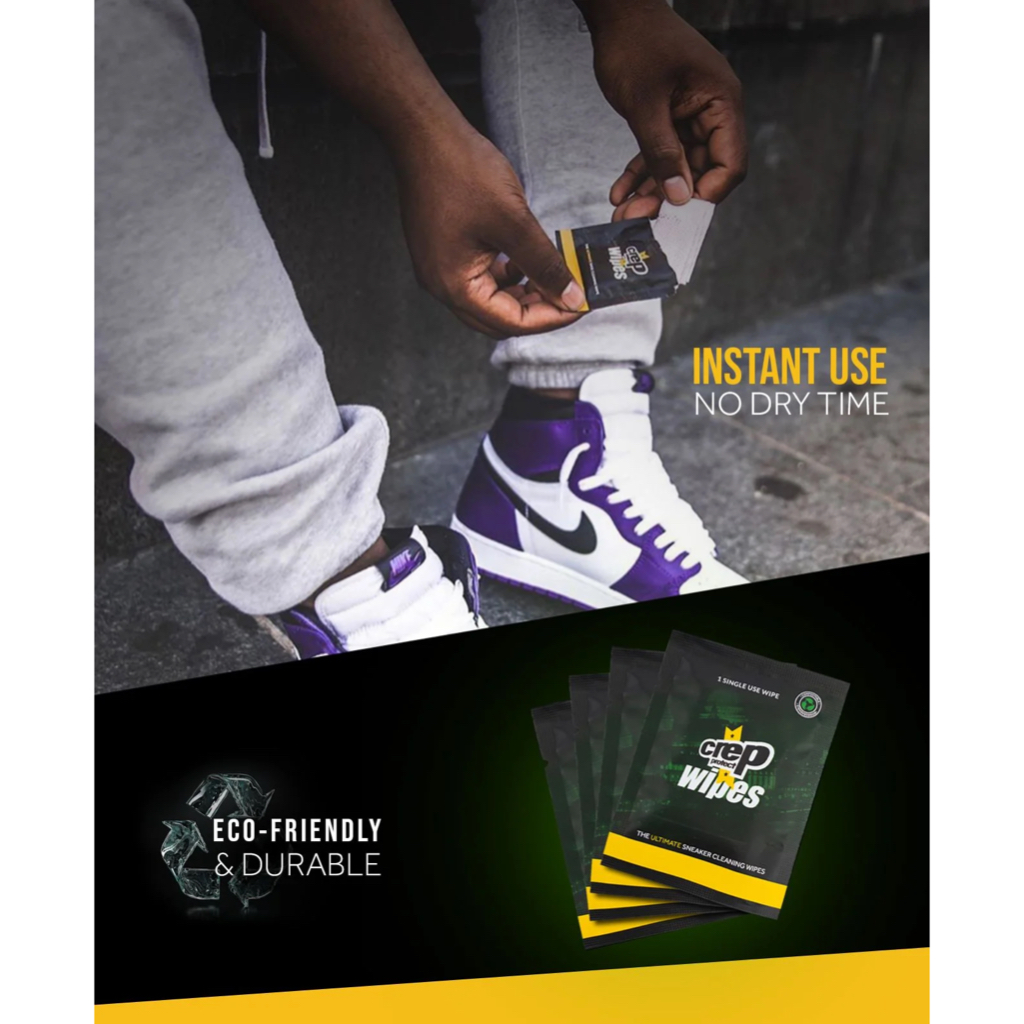[Code 15DD300] Crep Protect Wipe - ผ้าเช็ดเคลือบน้ำยาทำความสะอาด Pack 12 etax
