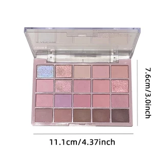 พาเลทตา 20สี โทนสีชมพู สีเอิร์ธโทน เนื้อเรียบเนียน ประกายมุก ไฮไลท์ คอนทัวร์ สีสวย ติดทน กันน้ำ เหมาะสำหรับผู้เริ่มต้น
