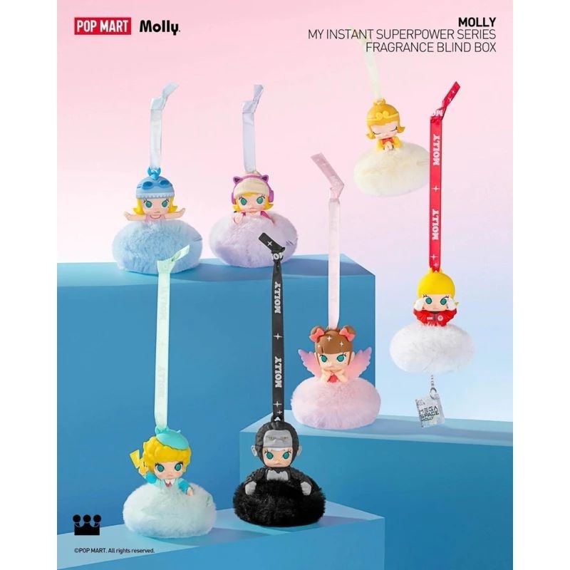 (เก็บโค้ดลด25%)พร้อมส่ง‼️เช็คการ์ด MOLLY My Instant Superpower Series-Fragrance Blind Box