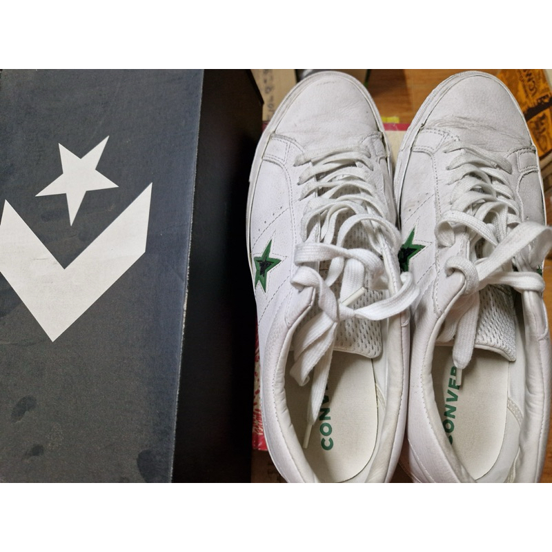 รองเท้า Converse M One Star OX สีขาว มือสอง กาวหลุด