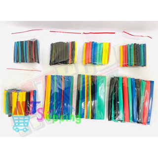 ชุดท่อหดคละสี ท่อหด ท่อหดแบบใช้ความร้อน ท่อหดหุ้มสายไฟ แบบถุง ปลอกท่อฮีทซิงค์ จำนวน 328ชิ้น MBL