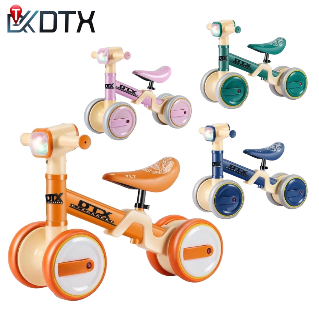 DTX รถบาลานซ์ B มีเพลง มีสี4 รถขาไถเด็ก รถเด็ก จักรยานเด็ก สำหรับเด็ก1-4ปี