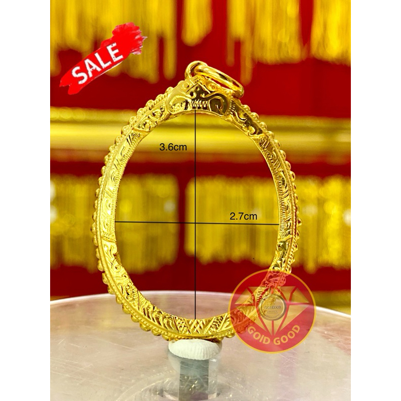 กรอบพระทองอิตารี ทรงไข่ ลายย้อยไข่ปลาพับหลังกันน้ำ