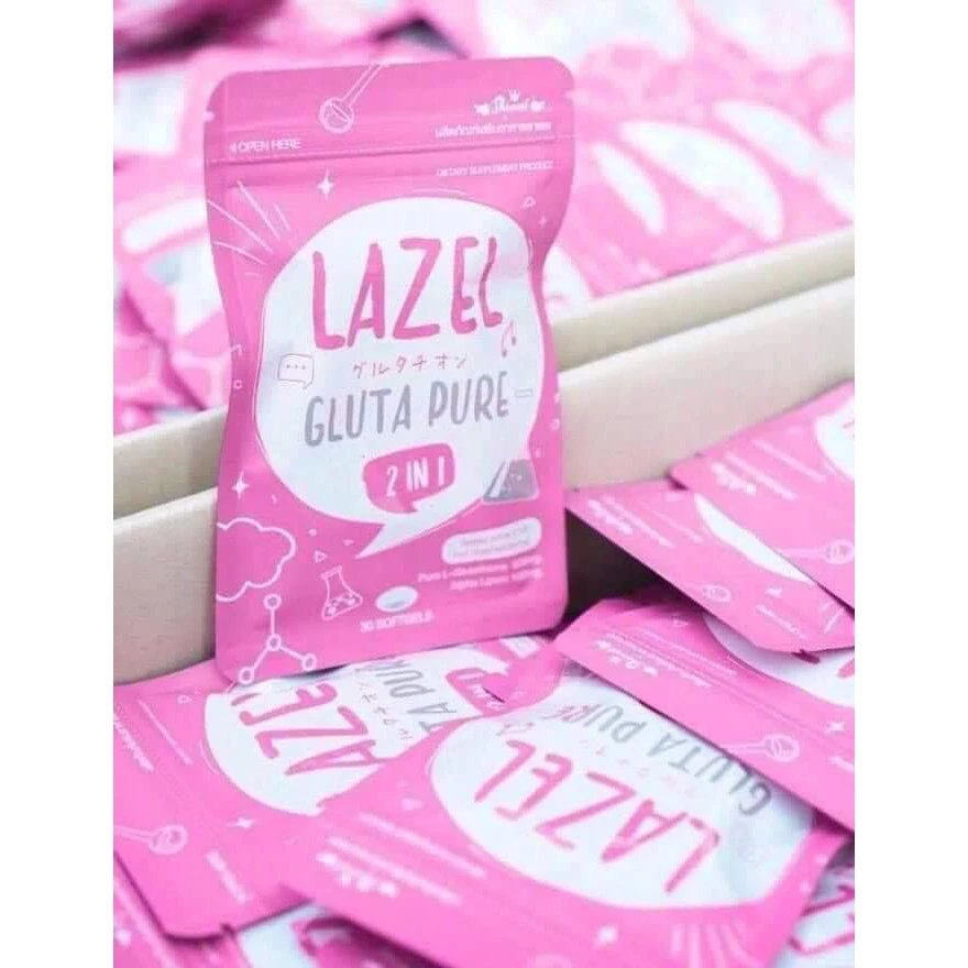 Lazel Gluta 2in1 อาหารเสริมผิวขาว กระจ่างใส ดูแลผิว thumbnail 7