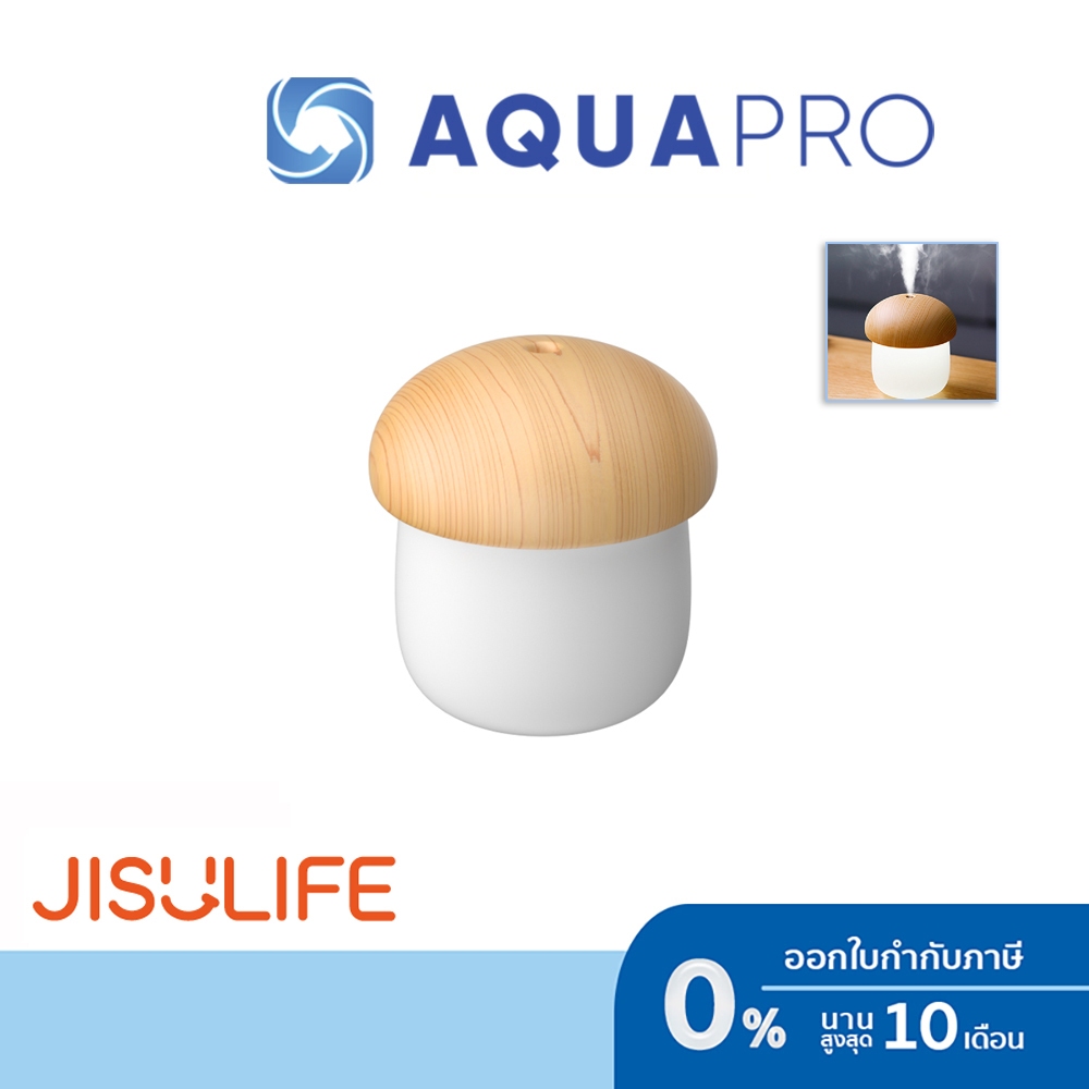 Jisulife JM02 Mushroom LED Humidifier พัดลมแขวน พัดลมพกพา ประกันศูนย์