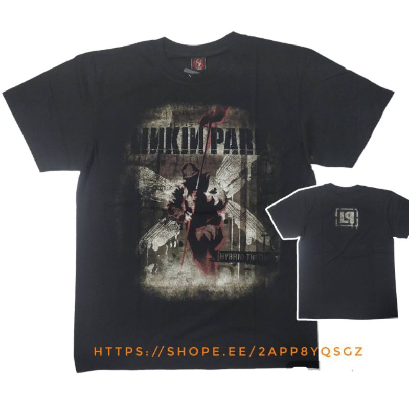 เสื้อยืดลิงคินปาร์ค Linkinpark ป้าย Rock yeah คอฟิตไม่หดไม่ย้วย
