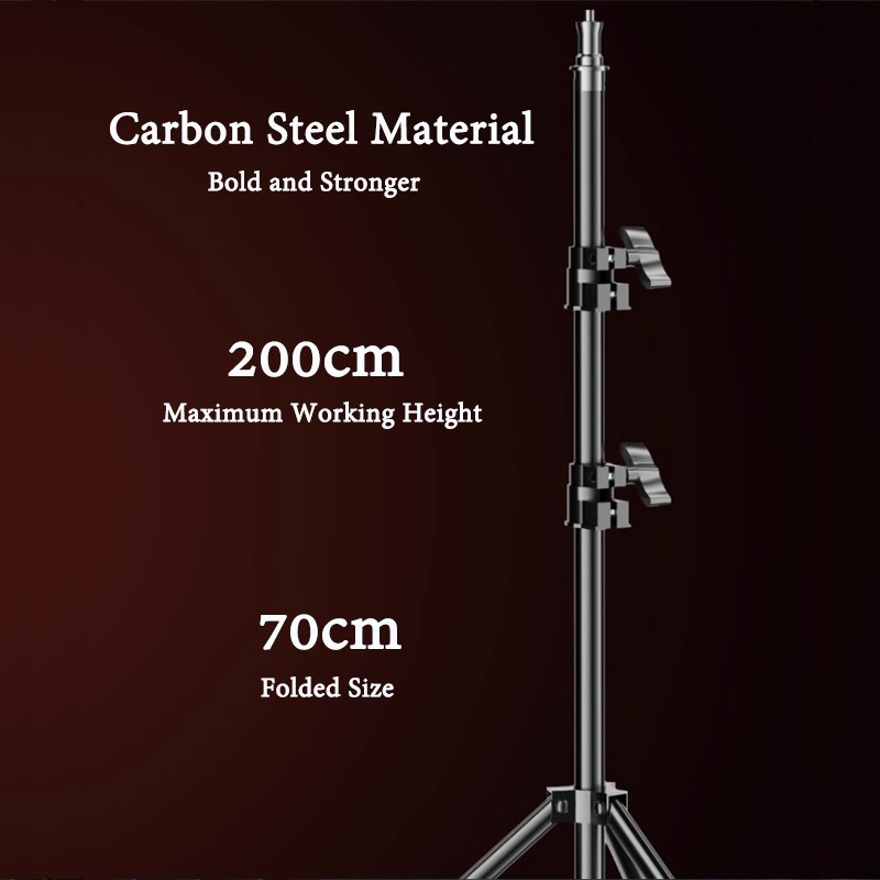 500W LED ไฟถ่ายรูป ไฟไลฟ์สด ไฟสตูดิโอ with 65cm Lantern Softbox & Tripod Stand for Photo Video Photography Live Stream - รูปที่ 7