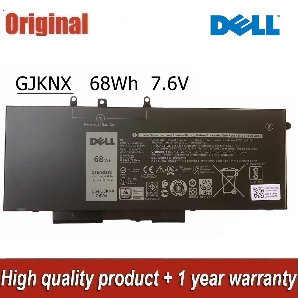 Dell แบตเตอรี่ GJKNX (สำหรับ Latitude 5280 5480 5580 5290 5490 5590 Series ) Dell Battery Notebook เดล แบตเตอรี่โน๊ตบุ๊ค