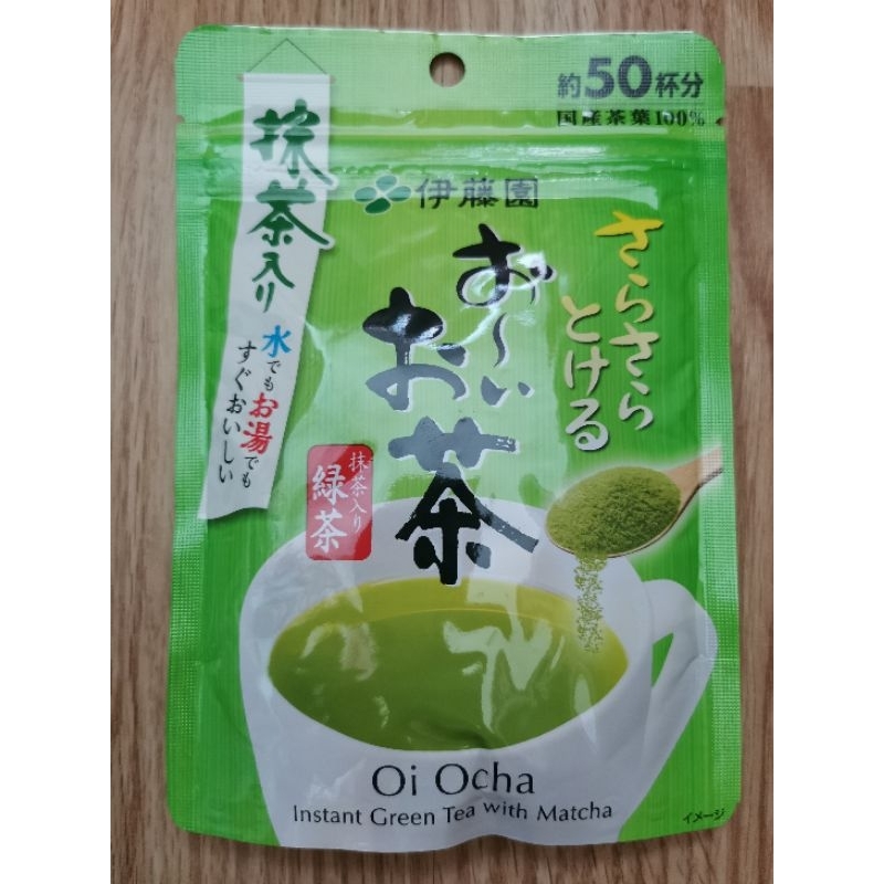 ชาเขียวมัทฉะผง​ Itoen​ Oi Ocha ของแท้นำเข้าจากญี่ปุ่น