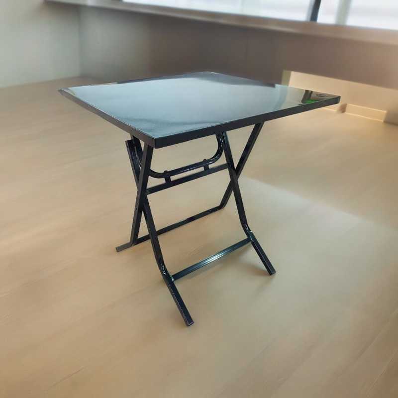 โต๊ะเหล็ก ขาเหลี่ยม แข็งแรงมาก ขนาด 71x71x75cm