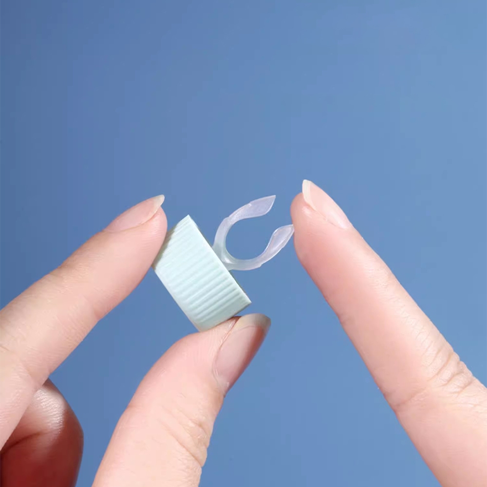 Uyaai คอนแทคเลนส์สี เคสคอนแทคเลนส์ RGP ทรงกระบอก สองหัว แบบพกพา หลากสี - รูปที่ 5