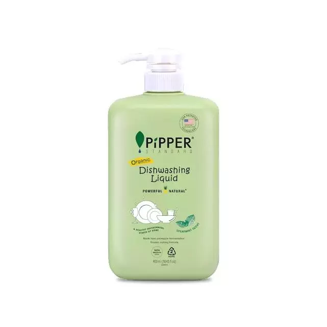 PiPPER STANDARD ผลิตภัณฑ์ล้างจานธรรมชาติกลิ่นกลิ่นสเปียร์มินต์ 900 มล.