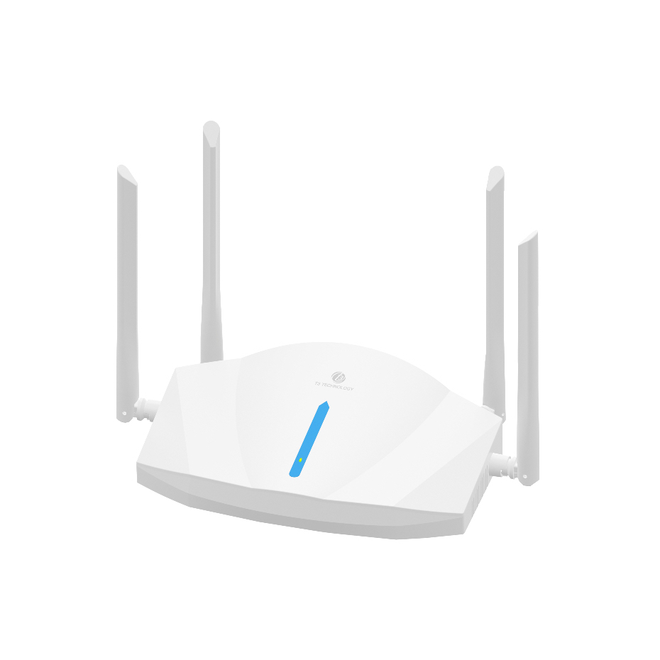 T3 AX1800 WiFi 6 Router WR1 เราเตอร์ WiFi Dual Band 2.4GHz/5GHz กระจายสัญญาณแรง เร็ว 4 เสา ประสิทธิภ