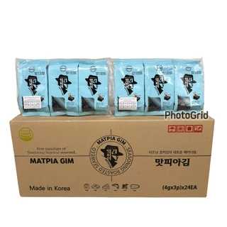 สาหร่ายทะเลปรุงรส 🍙 สาหร่ายเกาหลี 3 ห่อ - 9 ห่อ KOREA SEAWEED สาหร่ายห่อข้าว 김 นำเข้าจากเกาหลี