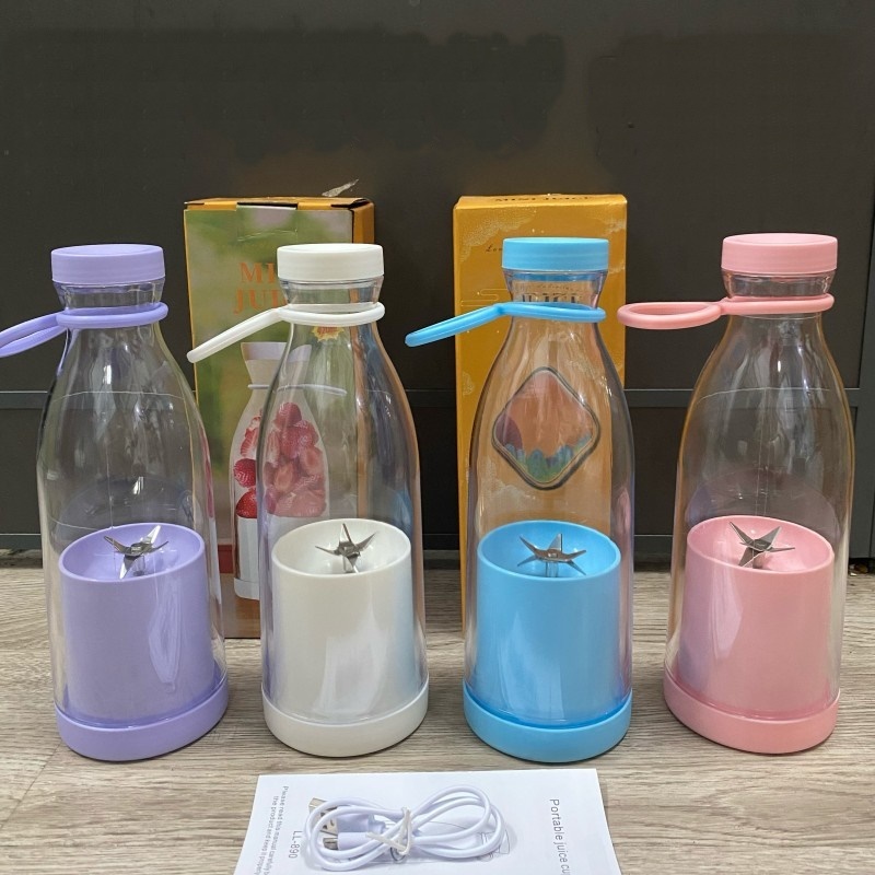 Thai.th เครื่องปั่นน้ำผลไม้พกพา ขนาดเล็ก แบบชาร์จไฟ USB Juicecup