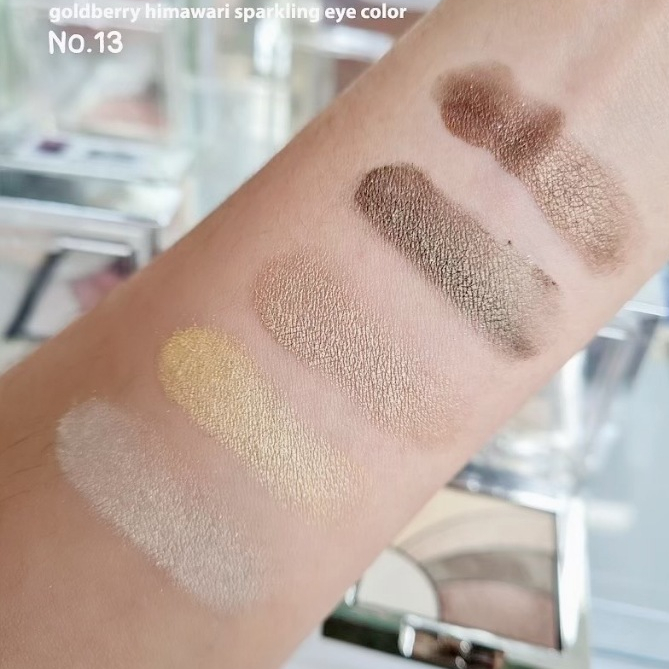 Goldberry باليت ظلال Himawari Sparkling ‏5 ألوان — صورة 5
