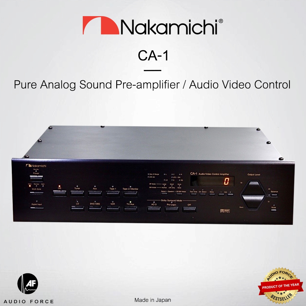 Nakamichi CA1 : Pure Analog Sound Pre-amplifier/ Audio Video Control
