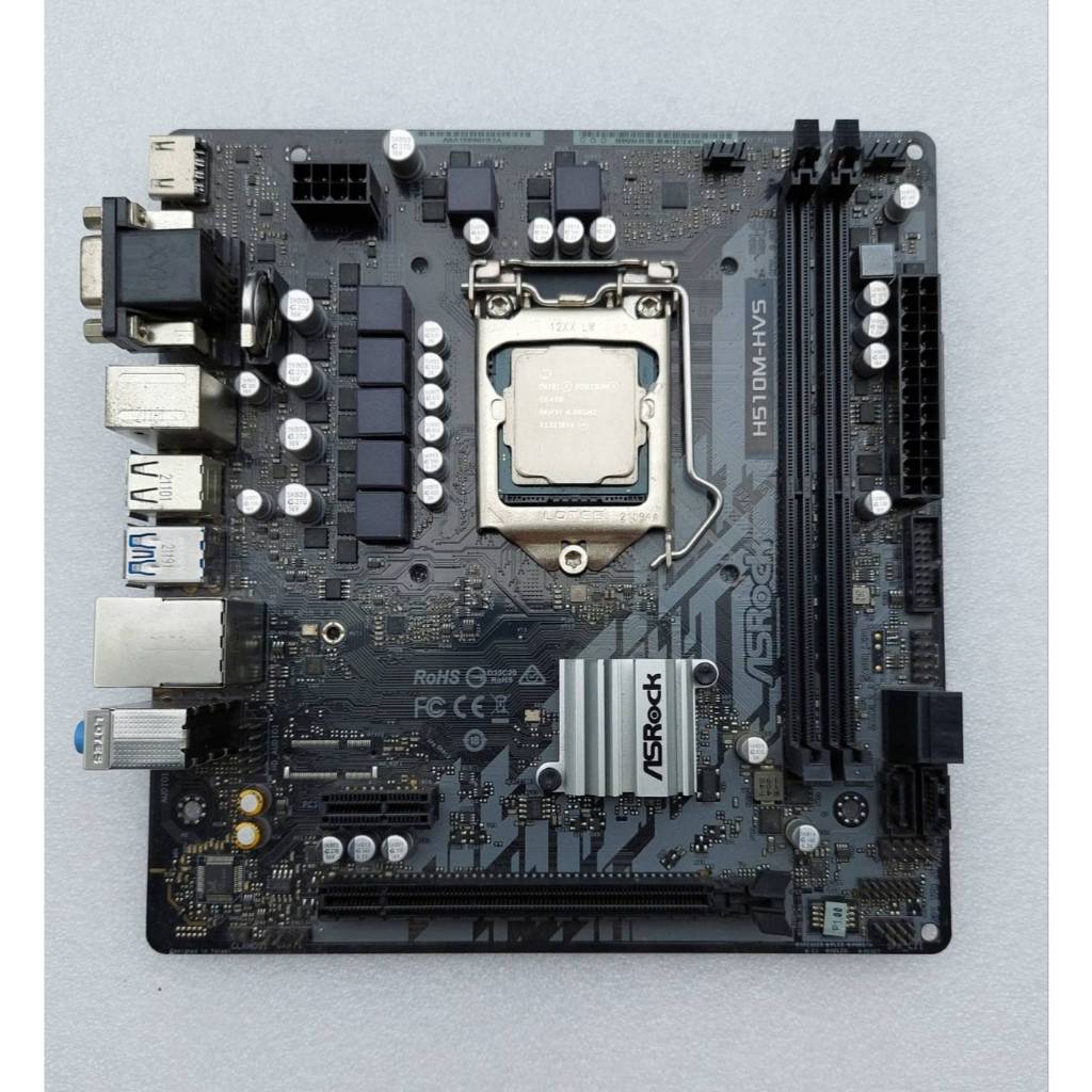 MAINBOARD (เมนบอร์ด) 1200 ASROCK H510M-HVS + G6400 มือสอง