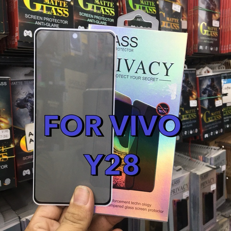 ฟิล์มกระจกใสกันเสือกเต็มจอ ViVO Y28(4G)/(5G)ฟิล์มกันรอย กันกระแทก Full Glue เต็มจอแบบใสกันมองสินค้าพร้อมส่งจากไทย