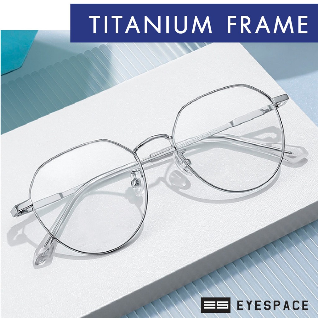 EYESPACE กรอบแว่น Titanium Flex ตัดเลนส์ตามค่าสายตา FT032