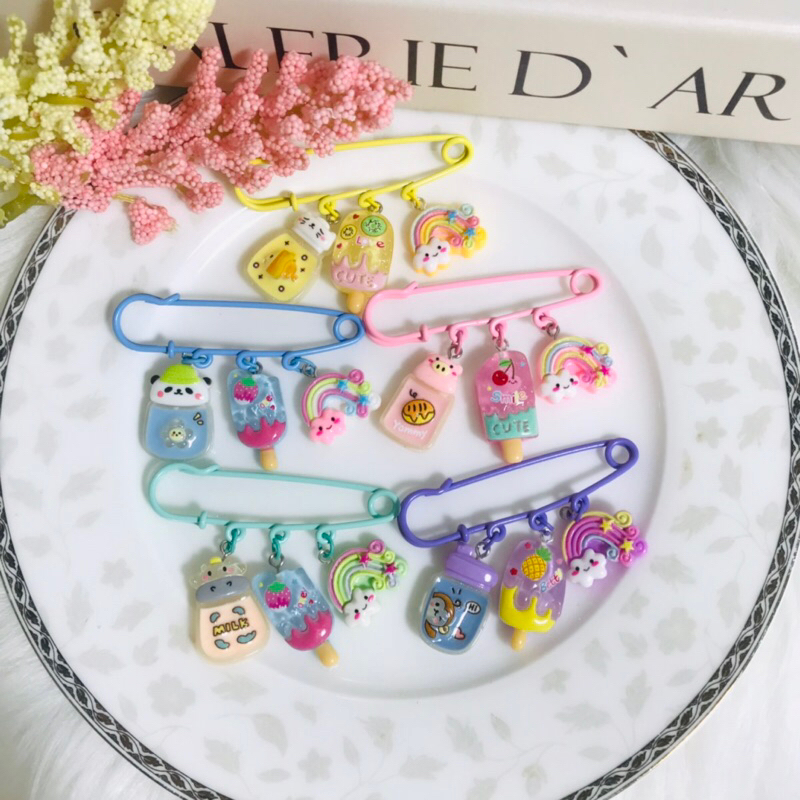 KN16 เข็มกลัดแฟชั่น สไตล์แฟชั่นเกาหลี 6 ซม.(พร้อมส่ง)