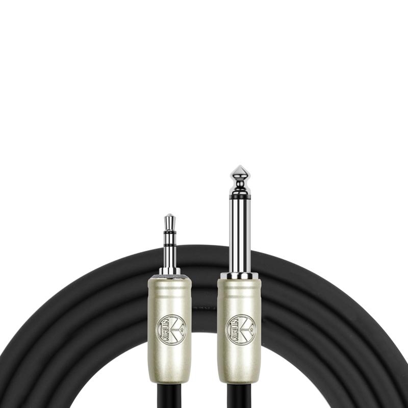 KIRLIN Patch Cable AP-465PRL Stereo 3.5 mm. to Mono 1/4" สาย Stereo ยาว 2 เมตร