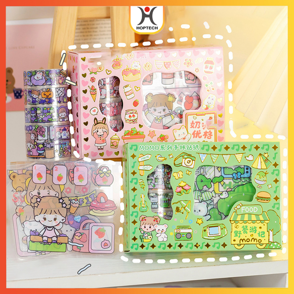 [ราคาสุดคุ้ม ถูกที่สุด] สติกเกอร์ ตกแต่งไดอารี่ สติ๊กเกอร์ไดคัท เทปกระดาษ สติกเกอร์น่ารัก การ์ตูน ความคิดสร้างสรรค์