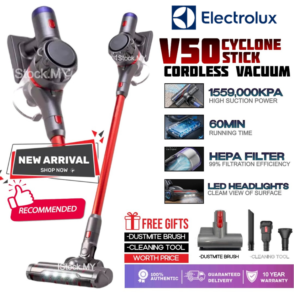 V10-V50 เครื่องดูดฝุ่นไร้สาย เครื่องดูดฝุ่นในรถยนต์ไร้สาย เครื่องดูดฝุ่นไร้สายแบบชาร์จไฟ จัดส่ง24ชม Vacuum Cleaner