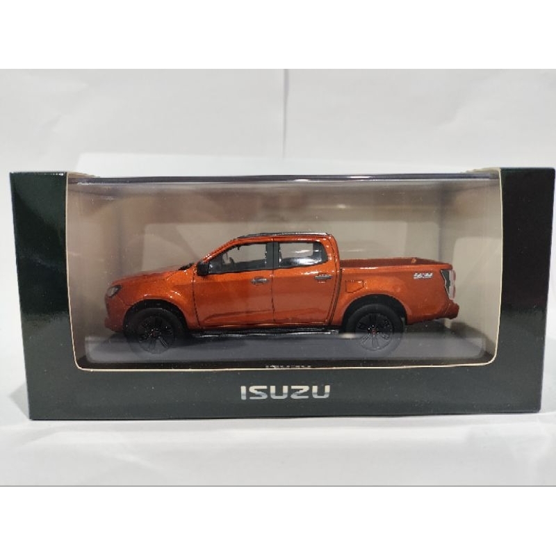 โมเดลรถกระบะ Isuzu All-New D-Max งานศูนย์แท้ สเกล 1:43 ของใหม่ สีส้ม