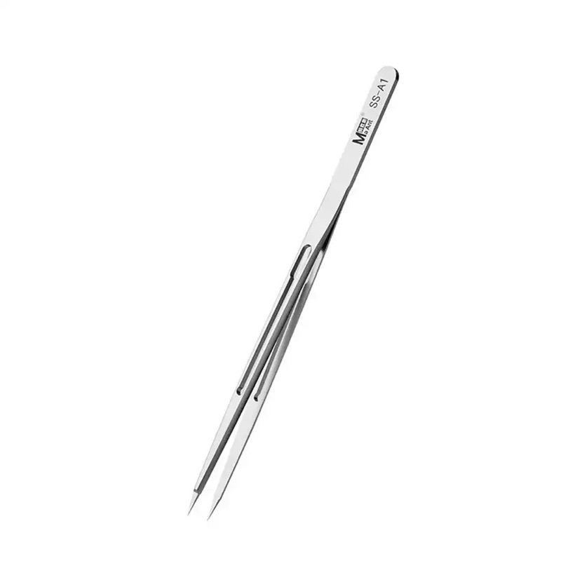 MaAnt SS-A1 Precision แหนบ Hand ภาษาโปลิชคำ Non-Magnetic สแตนเลส BGA IC Micro Soldering ลวดซ่อมแหนบ
