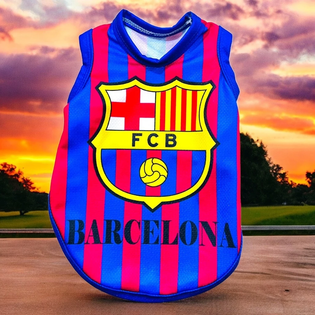 เสื้อแขนกุด ลายทีมฟุตบอลน้องหมาน้องแมว ลายน่ารัก เก๋ สินค้าพร้อมส่ง เบอร์0-11 thumbnail 7