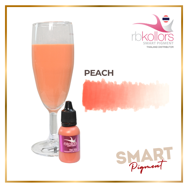สี พีช Peach ส้มนู้ด แบรนด์ RBkollors