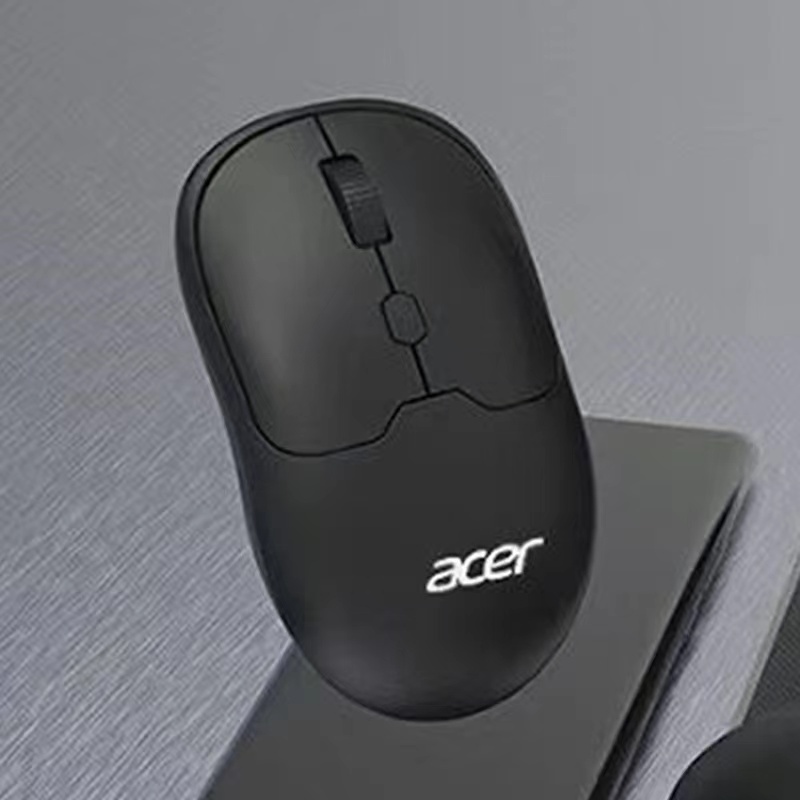 เมาส์ไร้สาย Acer คอมพิวเตอร์ตั้งโต๊ะ โน๊ตบุ๊ค ออลอินวัน เมาส์สำหรับเล่นเกมในบ้านสำนักงาน ทนทานและสะดวกสบาย