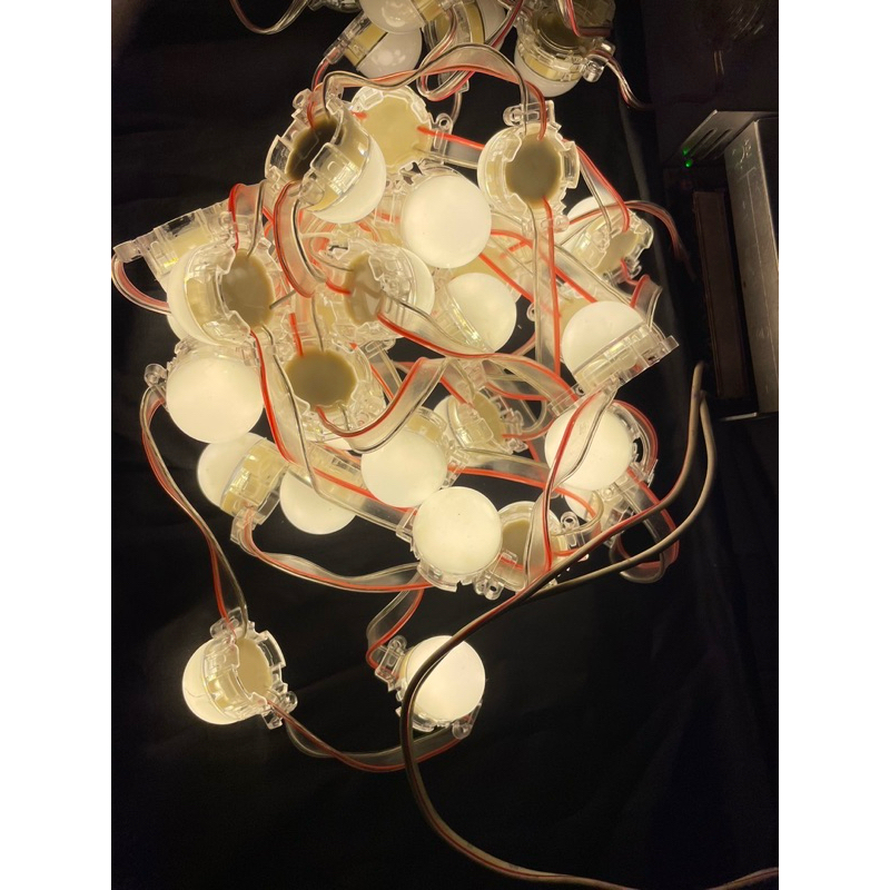 Led ปิงปองครึ่งใบ 12v 1w (1 พวง 30 ดวง)