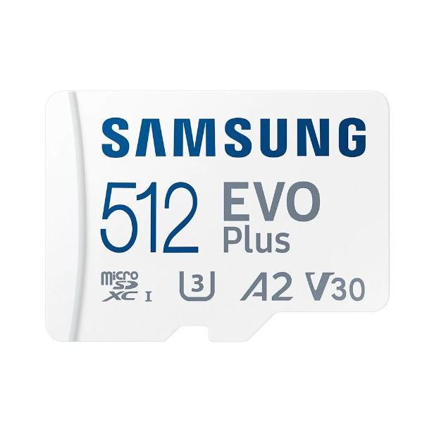 512 GB MICRO SD CARD (ไมโครเอสดีการ์ด) SAMSUNG EVO PLUS MICROSD CARD (2021) (MB-MC512KA/APC)