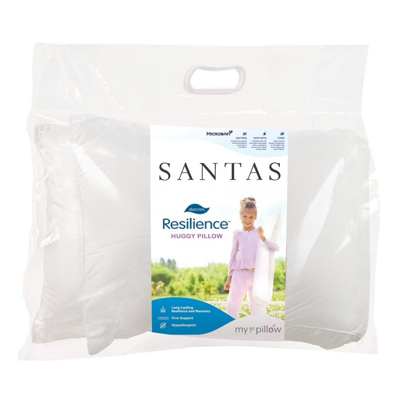 SANTAS หมอนกอดเด็ก รุ่น DACRON RESILIENCE™ พร้อมปลอกหมอนในแพ็ค คละลาย
