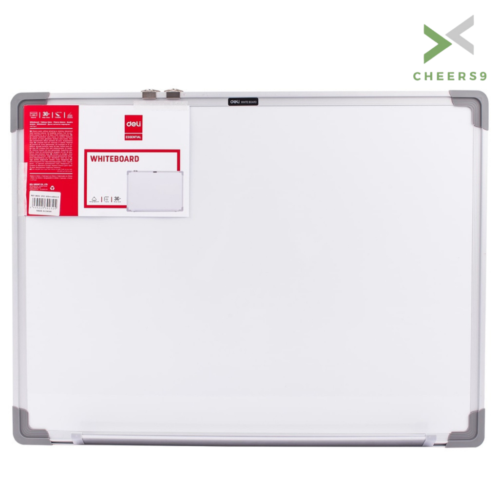 กระดานไวท์บอร์ด ขอบอลูมิเนียม ขนาด คณะกรรมการการเขียน กระดานวาดภาพ30*40cm cheers9