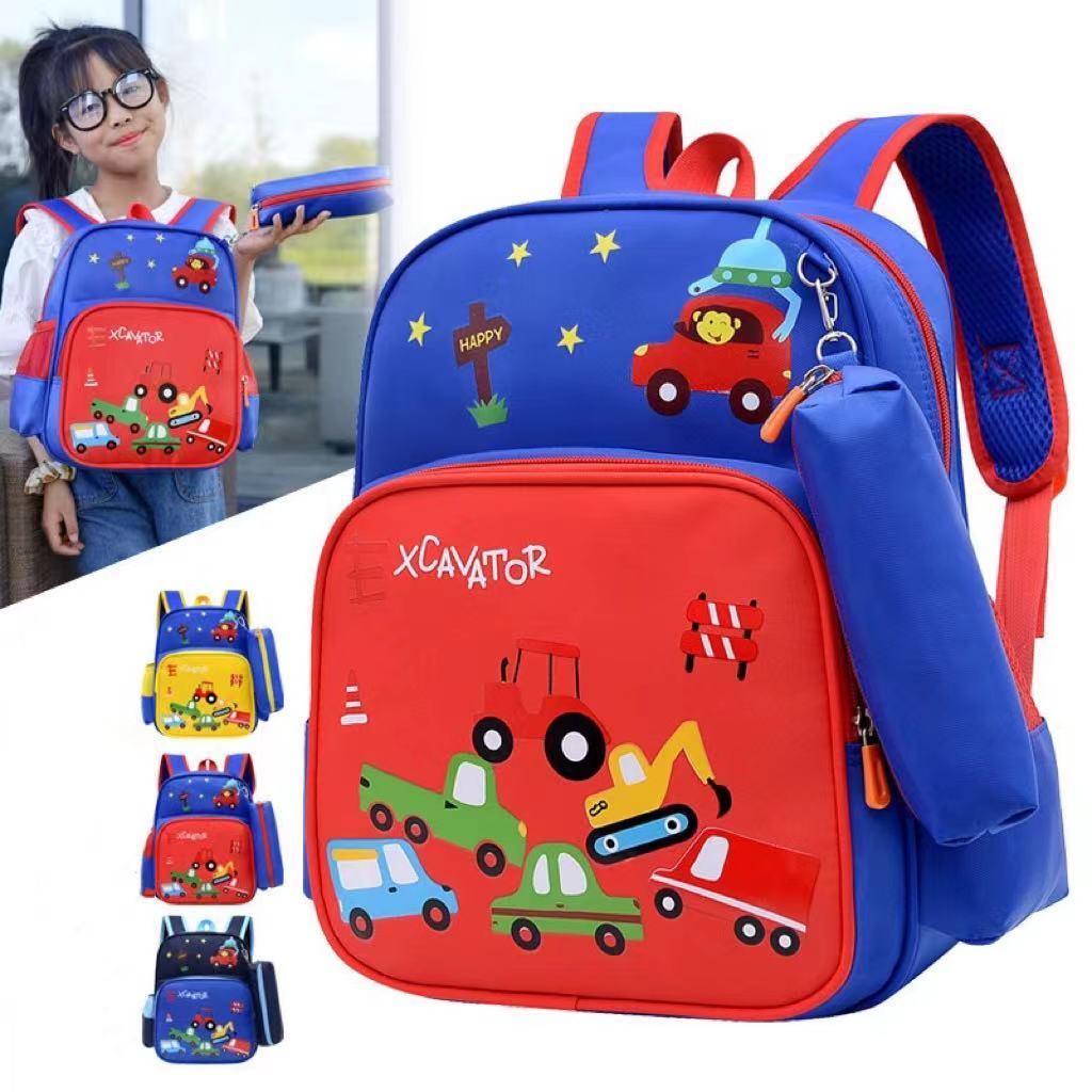 ส่งจากไทย! – -กระเป๋านักเรียนลายการ์ตูนความจุกระเป๋าเป้สะพายหลังเด็กกระเป๋านักเรียนชั้นประถมศึกษา