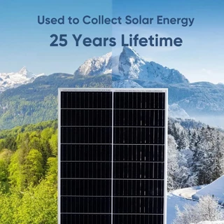 แผงโซลาร์เซลล์ monocrystalline solar cell โมโน 12V 10W/15W/20W/30W/50W กันน้ำ