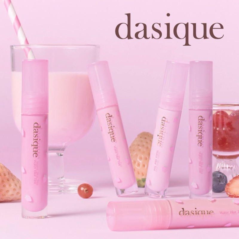 ✅พร้อมส่ง ของแท้‼️🇰🇷ลิปปากเบลอ DASIQUE water blur tint สี 06 07 08 09 10 ลิป ทินต์ ทิ้นท์