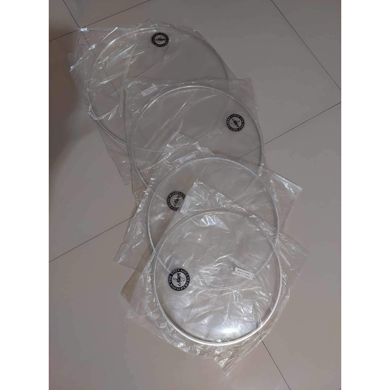 หนังกลองใส1ชั้นใช้เป็นหนังบนและหนังล่างกลองทอมได้มีขนาด12-16นิ้วราคา1ผืน - รูปที่ 5