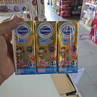 นมโฟร์โมสต์โอเมก้าโกลด์ รสจืด 180ml. 24 กล่อง/ลัง ล็อคใหม่